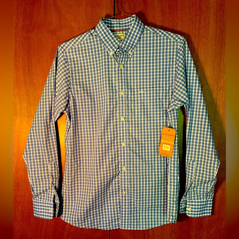 NWT Blue Plaid Shirt
